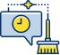 Reinigungsleistungen - Flexible Arbeitszeiten Icon - Clean Team