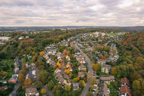 Gebäudereinigung Solingen - Stadtbild von Solingen Vogelperspektive - Clean Team